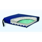 Gel Convoluted Foam Cushion 18 x 16 x 3 Navy thumbnail  thumbnail