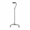 Quad Cane-Large Base Silver s/Vinyl Grip thumbnail  thumbnail