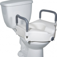 Raised Toilet Seat with Arms thumbnail