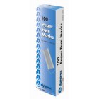 Paper Face Masks Bx/100 thumbnail  thumbnail